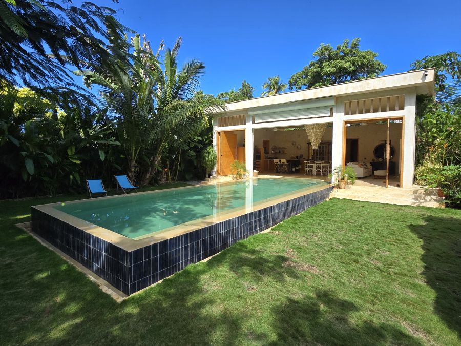 Pool and lawn